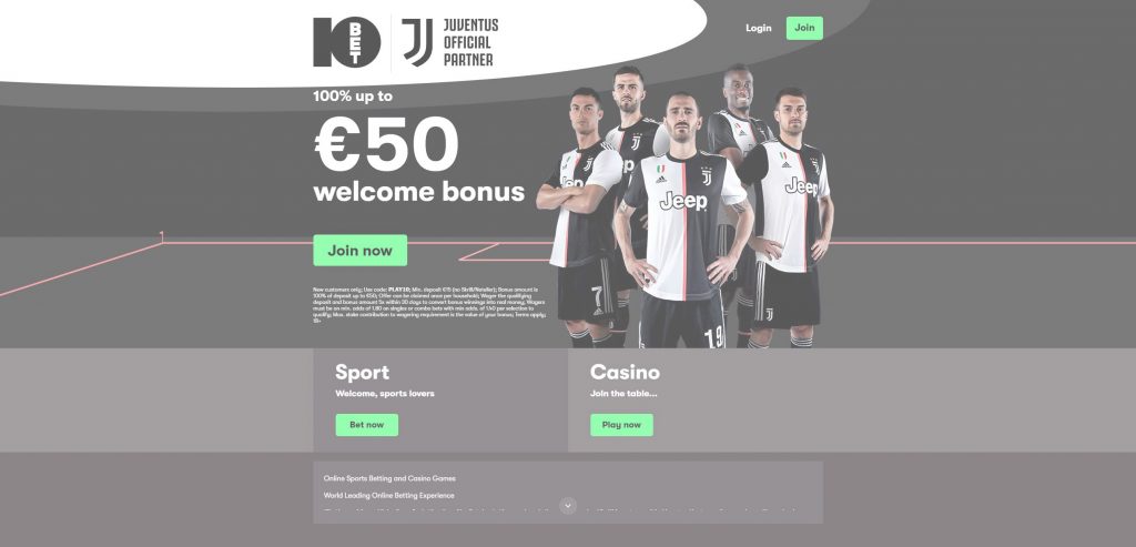 10bet have chat does live 10Bet Casino