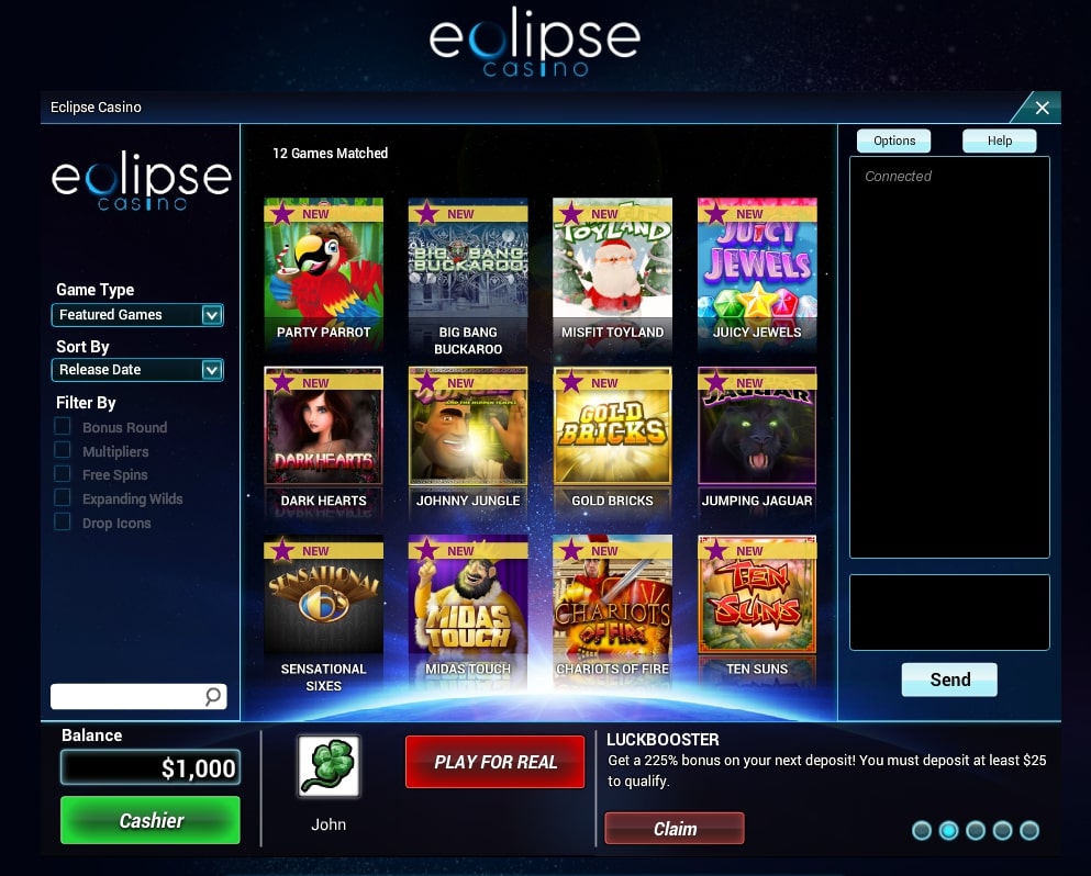 Eclipse Casino Spiele