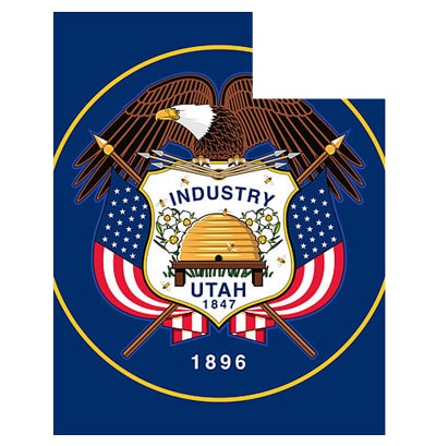 Utah Flag Inside Utah
