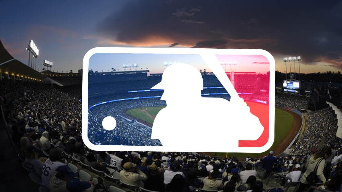 MLB Logo Baseball Field