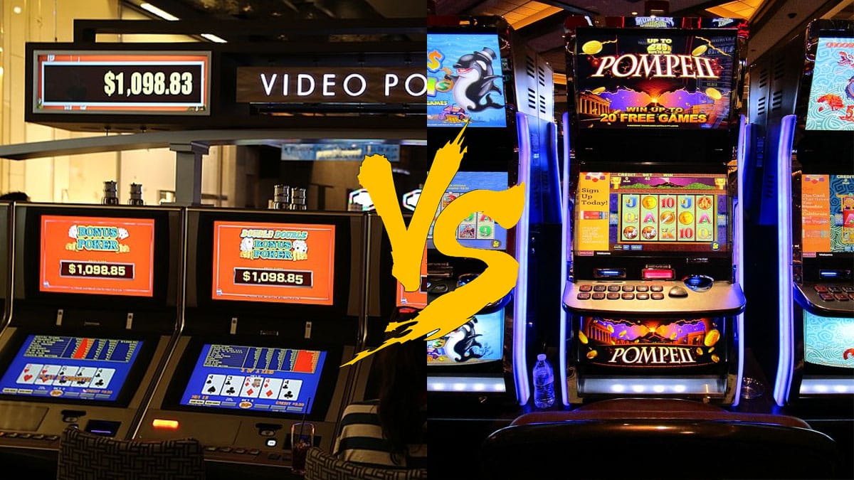 Video Poker vs Slot Machines - Differences Between Slots & Video Poker