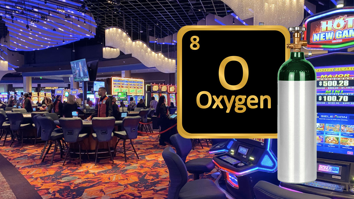is oxygen pumped into casinos?