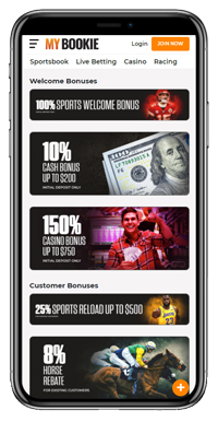 MyBookie Bonuses on iPhone