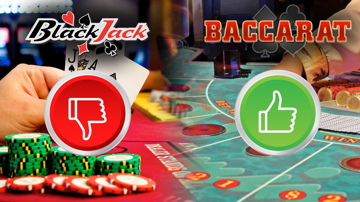Baccarat vs Blackjack - 5 Facts That Make Baccarat Better Than Blackjack
