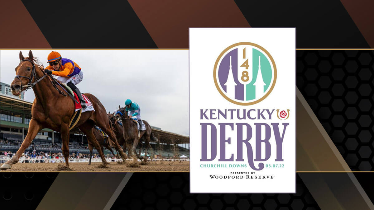 Kentucky Derby Horse Racing Background