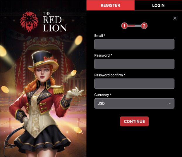 Red Lion Casino Sign Up