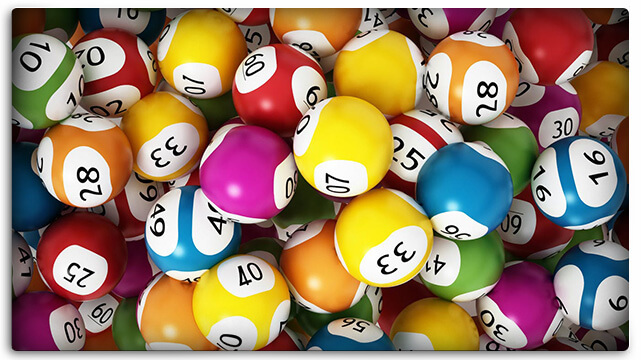 Multi-Colored Lottery Balls