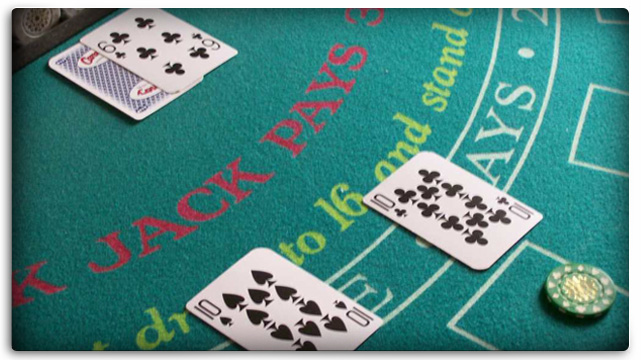 Blackjack Hand Splitting 10s With Dealer Showing 6 Of Clubs