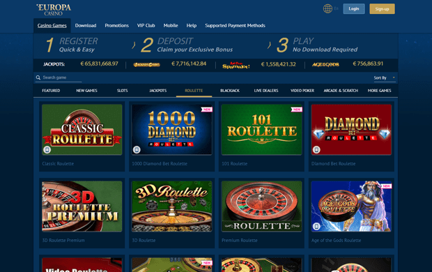 Europa Casino Review - Is This Still a Legit Casino in 2019?