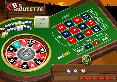 Mini Roulette-Tisch